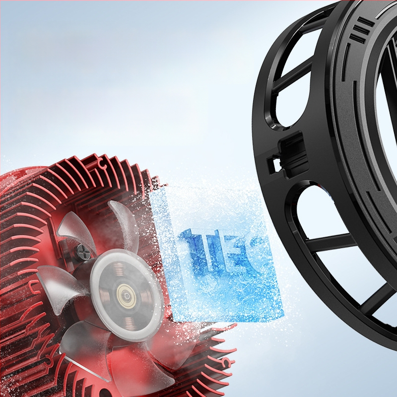 Răcitor pentru telefon cu clips magnetic, răcire pe bază de semiconductori, tehnologie Ice-Seal, pentru gaming și streaming, compatibil cu tablete.