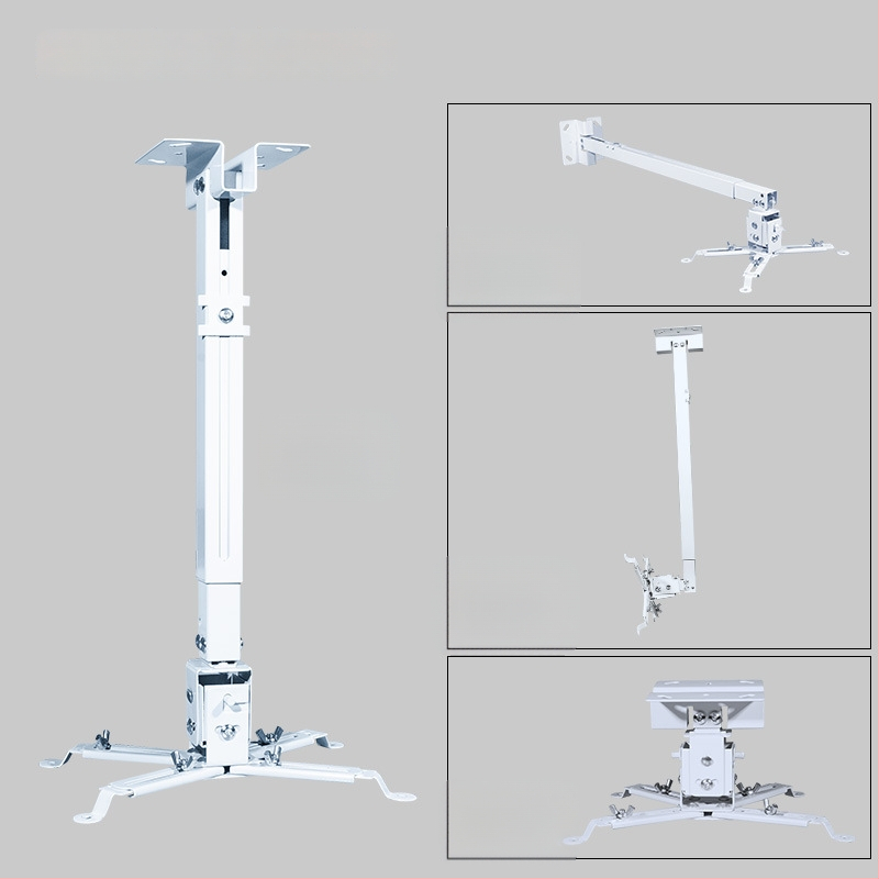 Držač projektora za strop i zid, teleskopski podesiv, 43–65 cm, univerzalni