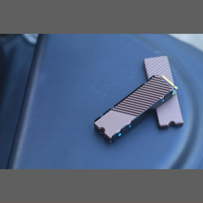 Chladić za SSD M.2 2280 NVMe, aluminijska legura, CNC obrada