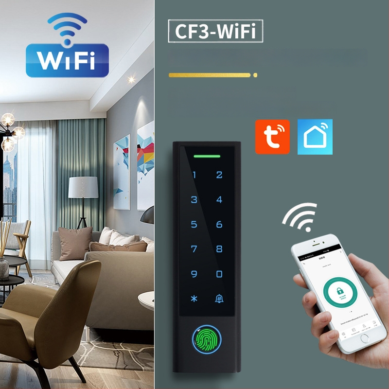 Vodootporan ABS usko kućište, pristup otiskom prsta, kartom i lozinkom — Tuya Smart WiFi sve-u-jednom uređaj