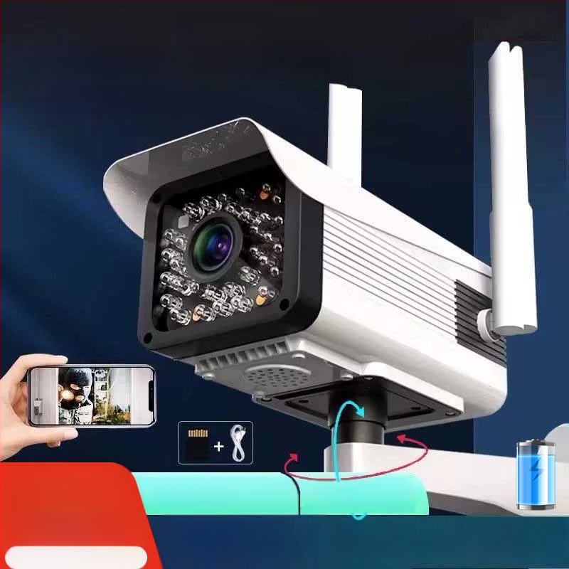 HD vanjska bežična kamera za nadzor s noćnim vidom, 4G za kućno praćenje – izuzetno jasna slika