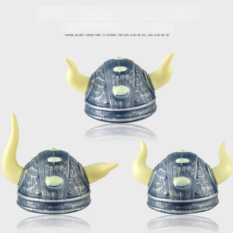 Plastični rekviziti za kostim: rimska kaciga, spartanska kaciga, ratnička kapa, vikingska kapa s rogovima