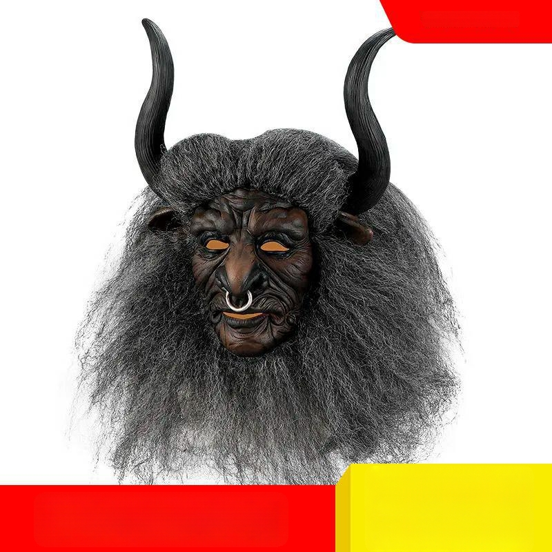 Maska za Halloween Bull Demon King – glava zvijeri iz Journey to the West za cosplay rekvizit