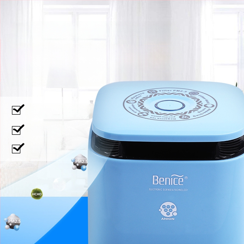 Benass AP08 Mini pročistač zraka za dom i automobil, PM2.5, negativni ioni, uklanjanje formaldehida
