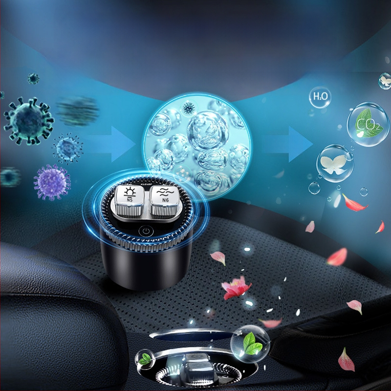 Kelaifu automobilska aromaterapija, skriveni dvostruki miris, elektronički difuzor, dugotrajni miris, uklanjanje mirisa, pročišćavanje zraka s negativnim ionima