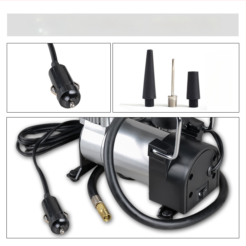 Metalna pumpa za zrak u automobilu, s jednim cilindrom, 12V