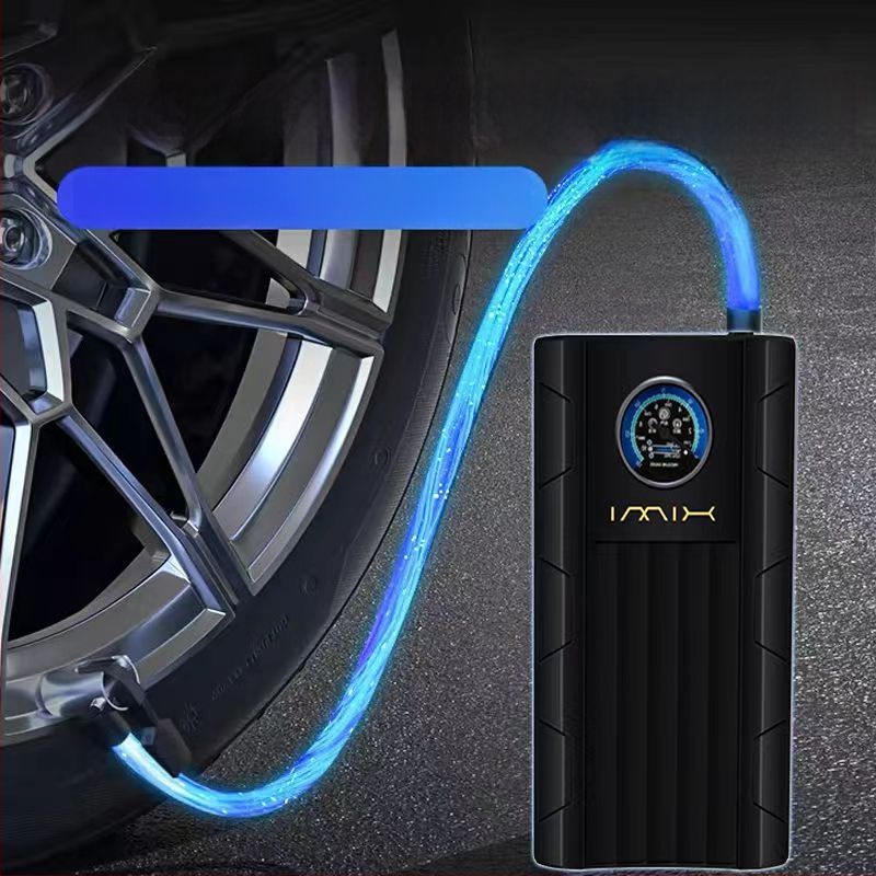 Nova snažna bežično napajana pumpa za zrak za automobil, prijenosna i na baterije, za auto i dom, s digitalnim zaslonom