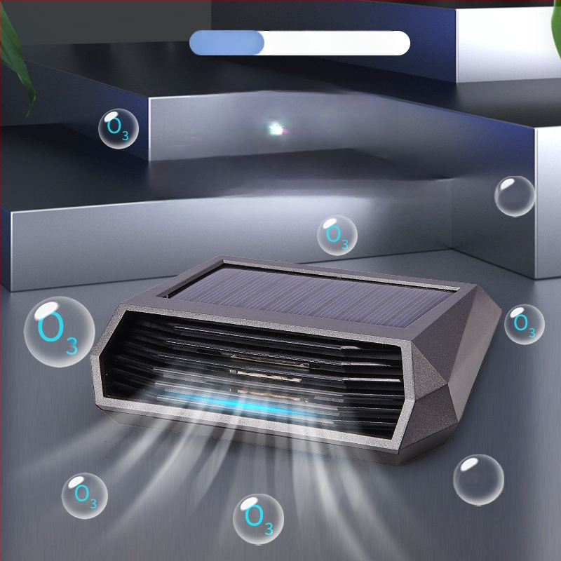 Solarni automobilni čistač zraka s ozonom i negativnim ionima – uklanja mirise, dezinficira i uklanja formaldehid
