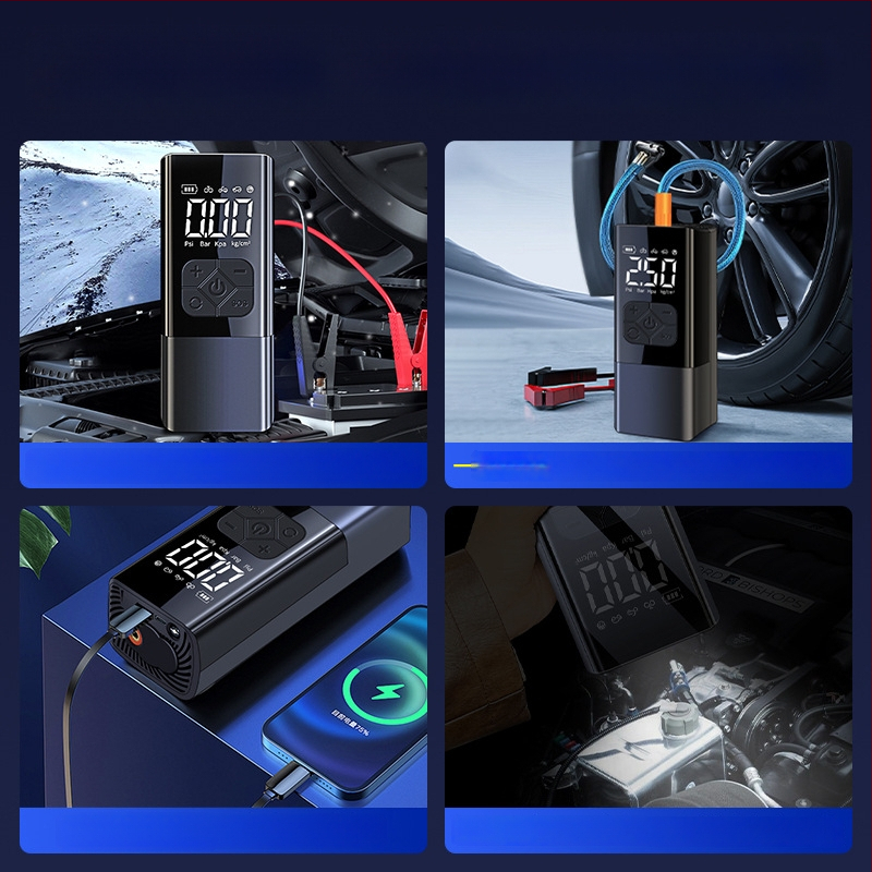 Bežična automobilska pumpa za dofu s digitalnim zaslonom, 12V, prijenosno nužno pokretanje dizelskih vozila