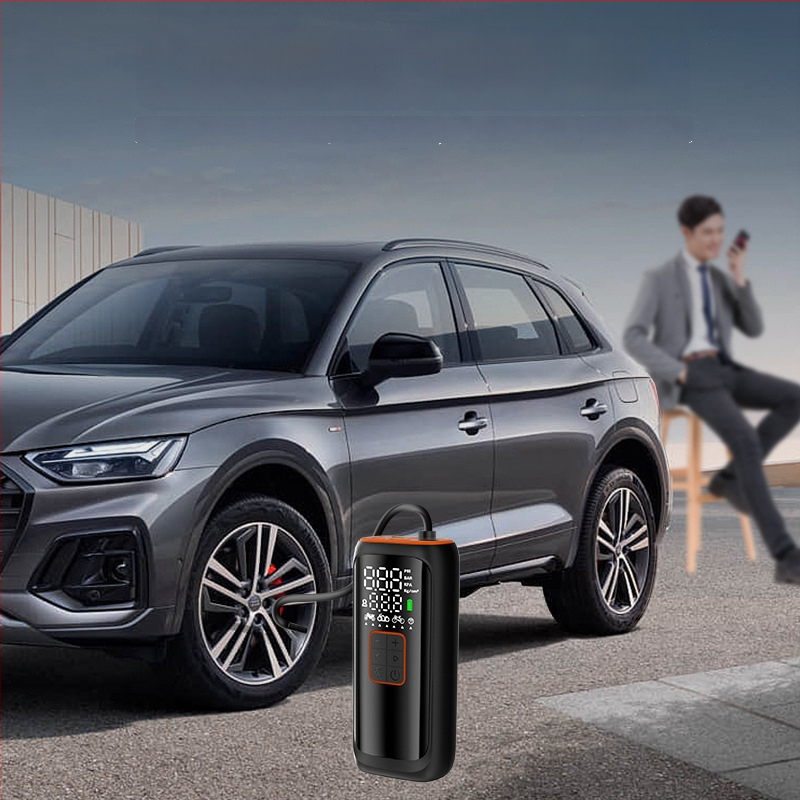 Woxin inteligentna automobilska pumpa za zrak, višenamjenska prijenosna pumpa za gume, bežična, s USB napajanjem i digitalnim zaslonom