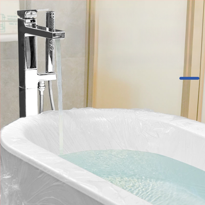 Jednokratni kadu liner, debeli, ekstra velik, za termalne bazene, privatne kade i hotelske dvostruke kade, plastična vrećica za kupanje