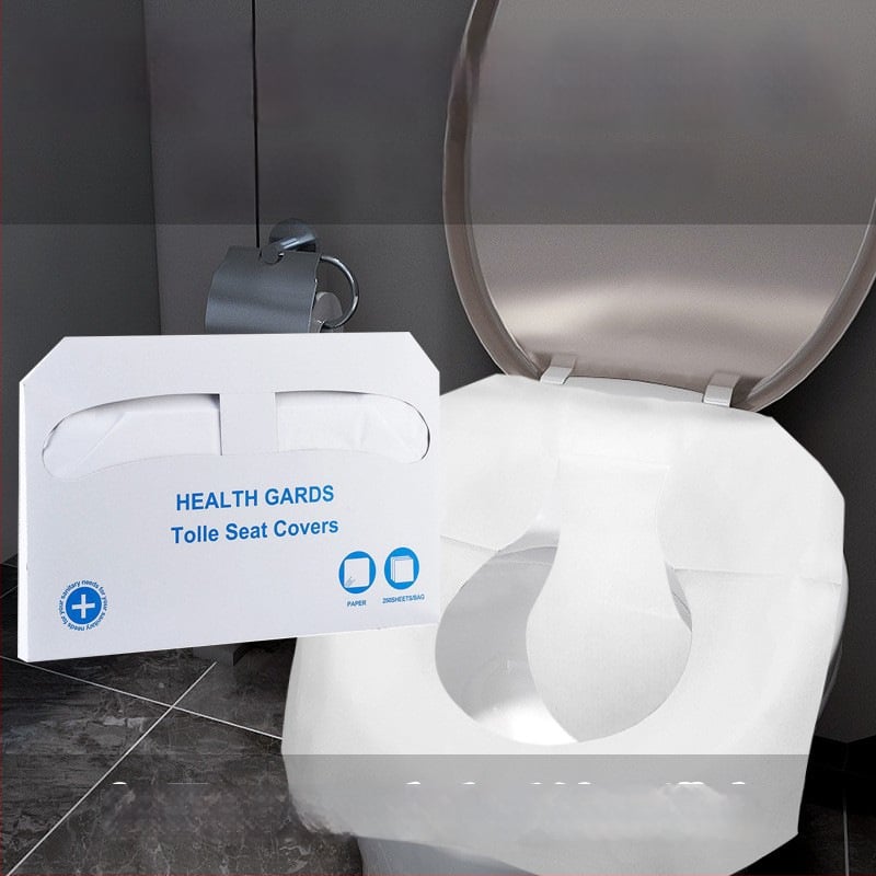 Vodotopiva jednorazna podloga za sjedalo WC-a, papirnata, debljina 16 g, dimenzije 425 × 360 mm