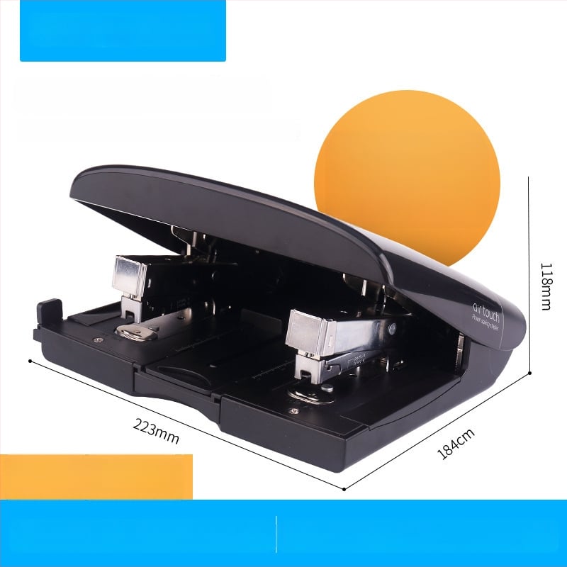 KW-TRIO 55Y2 Dvostruki spenjač za dokumente, štedljivi dizajn, do 50 stranica, standardni model, kompatibilan s 24/6 i 26/8 spajalica