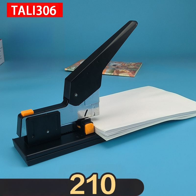 Teški stapler za spajanje debelih dokumenata, kapacitet 210 stranica, veličina spajalica 23/23, spaja do 50 listova