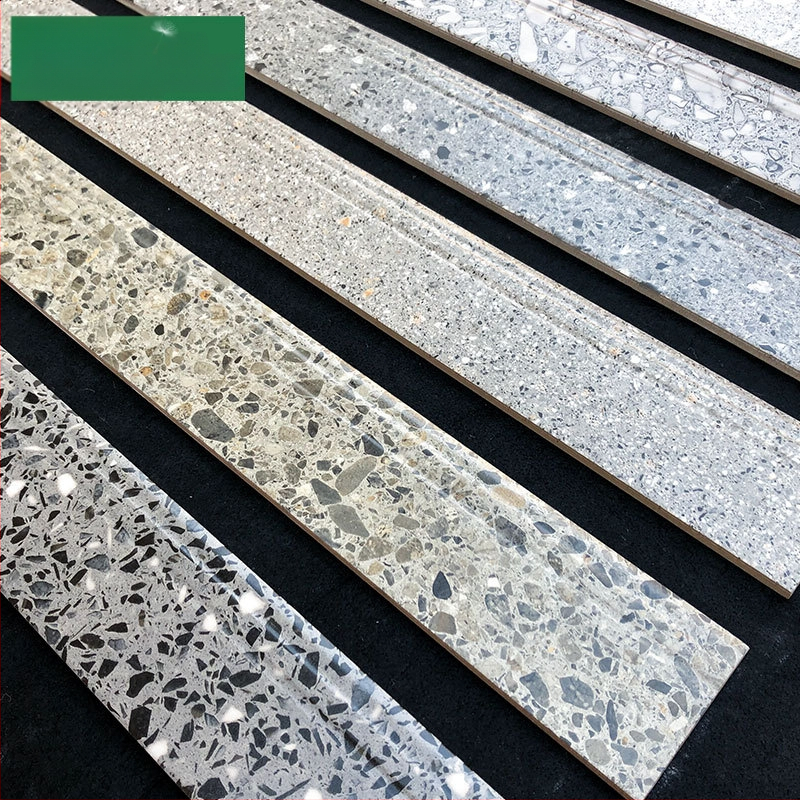 Europski stil pločice za prag s imitacijom mramora, cementne pločice za dnevni boravak i blagovaonu, PVC, 100x800 mm
