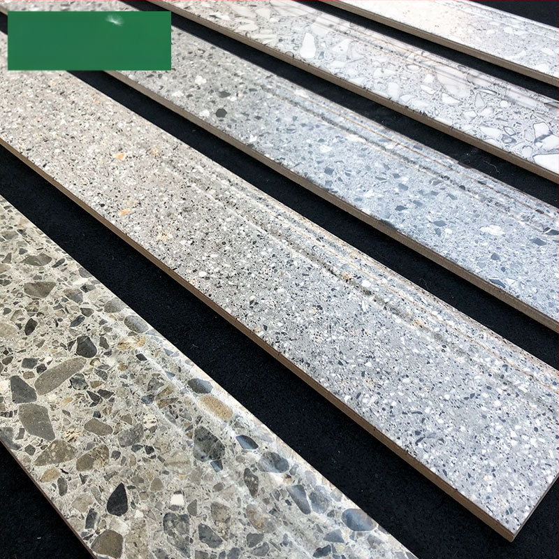 Europski stil pločice za prag s imitacijom mramora, cementne pločice za dnevni boravak i blagovaonu, PVC, 100x800 mm
