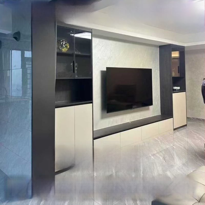 Aluminijski okvir za vrata i prozore s integriranim jednoplošnim profilom, za balkon, kuhinju i ulaz