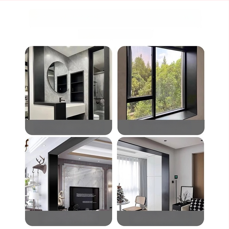 Aluminijski okvir za vrata i prozore s integriranim jednoplošnim profilom, za balkon, kuhinju i ulaz