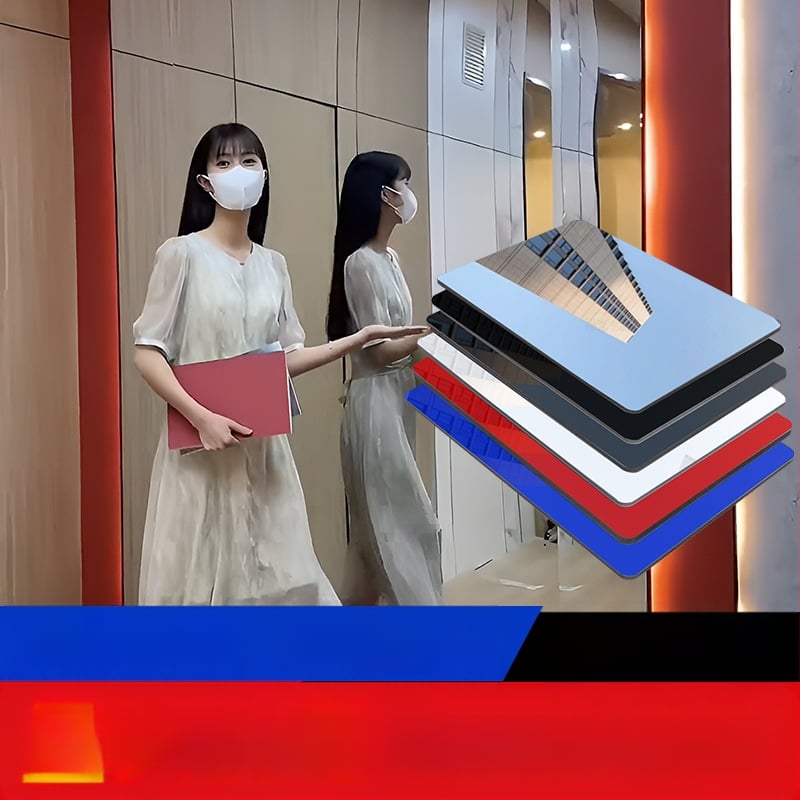 Set oglednih pločica: srebrni stropni panel, crni ogledni karbonski kristalni panel, zidni paneli od vlakana bambusa, dekorativni PET bambusovi paneli s ugljem za zaštitu zida