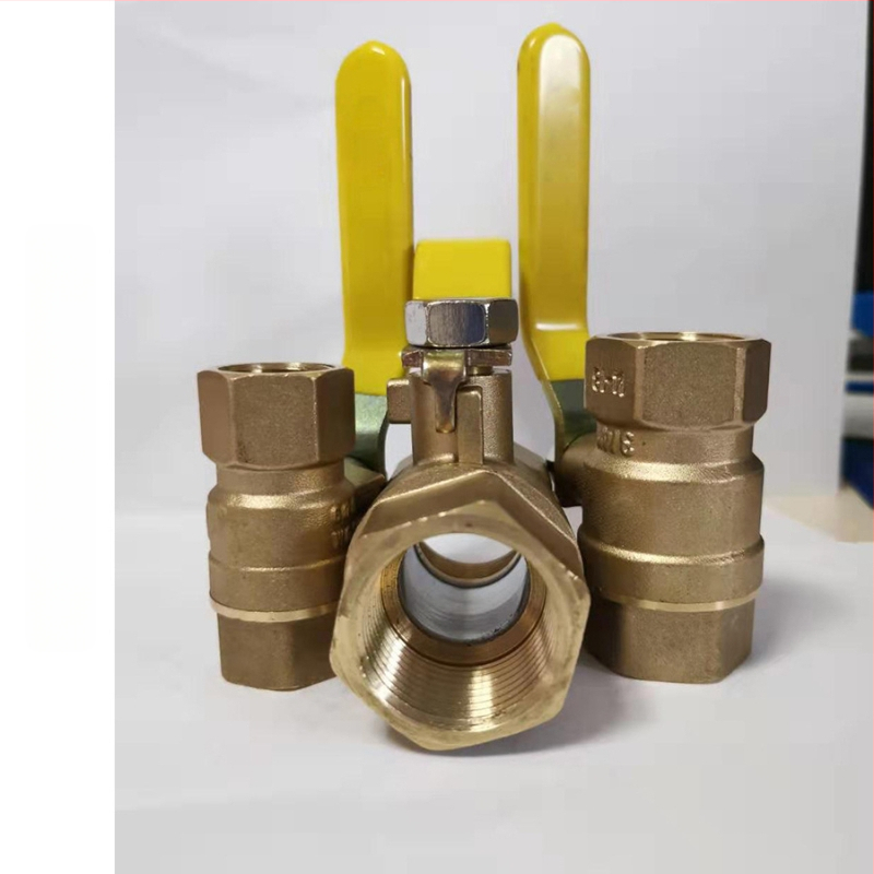 Guangjin Metal Products 600WOG mesingi kuglični ventil, američki standard, NPT navoj