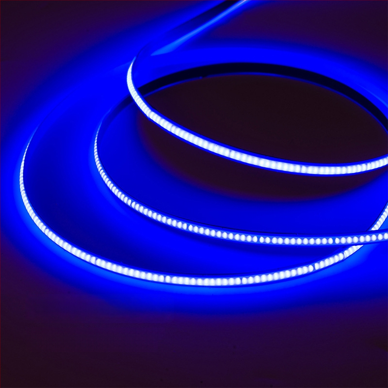 COB LED trak 24V, 384 LED, širina 8 mm, fleksibilan, visoka svjetlina, bez treptanja, za inženjersko i kućno osvjetljenje, prilagodljiv, 90 CRI, 10 W/m, vijek 50 000 h