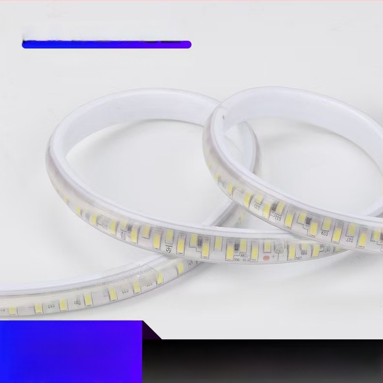 LED trak 110V za vanjsko vodootporno osvjetljenje i kućne/projekte namjene, visoka svjetlina, 5730 LED, 180 LED, 18W, 3000K/4000K/6500K, fleksibilan, velika gustoća