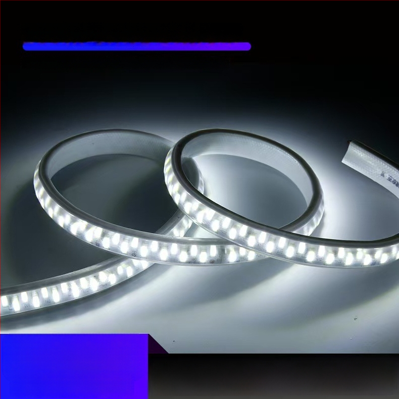 LED trak 110V za vanjsko vodootporno osvjetljenje i kućne/projekte namjene, visoka svjetlina, 5730 LED, 180 LED, 18W, 3000K/4000K/6500K, fleksibilan, velika gustoća