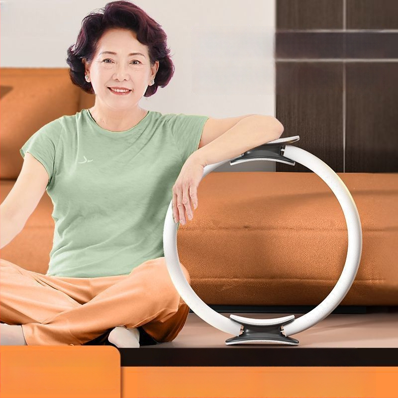 Inel de Pilates pentru podea pelviană și tonifierea picioarelor – cerc de rezistență pentru persoane de vârstă mijlocie și seniori