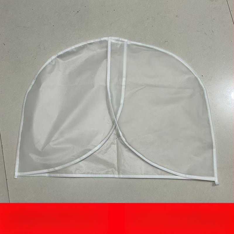 Husă transparentă anti-praf din PEVA pentru haine, pentru garderobă – haine pe umeraș, paltoane și costume