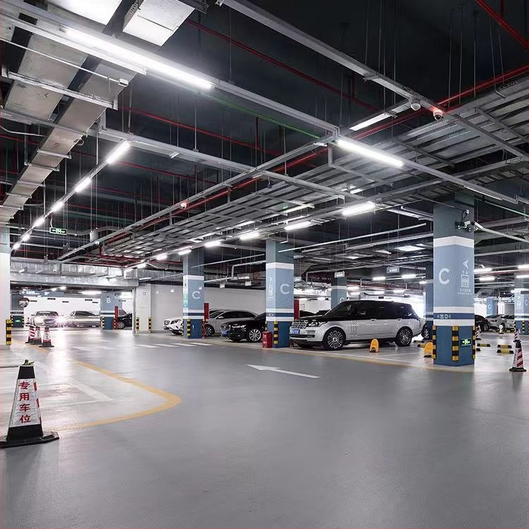 Amoeba konzol LED porvédett tisztító lámpa, beépített irodai fluoreszcens lámpa, 1,2 m, 60 W, háromvédelmes szalaglámpa