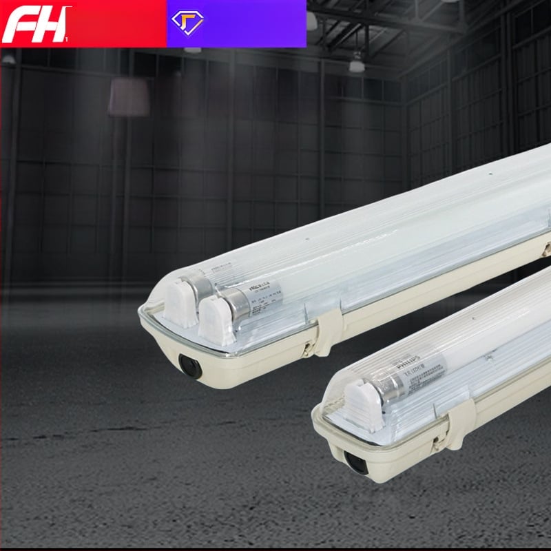 LED T8 lineáris lámpa vízálló, porálló és robbanásbiztos házzal – egyrészes vagy kettős cső tartóval