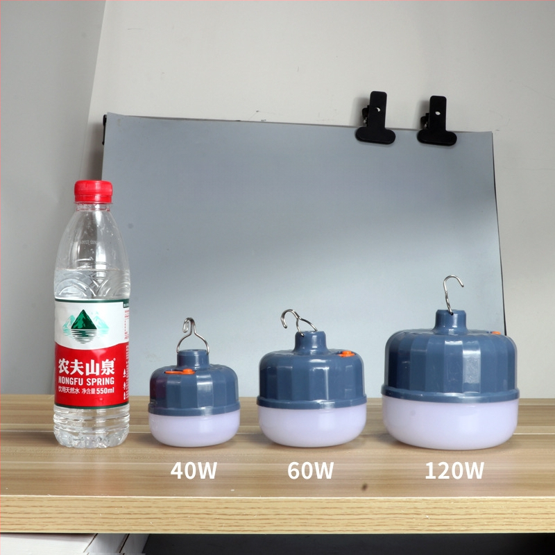 Презареждаща се LED ултраярна лампа за щандове на нощния пазар — клип лампа с телескопична стойка за аварийно осветление