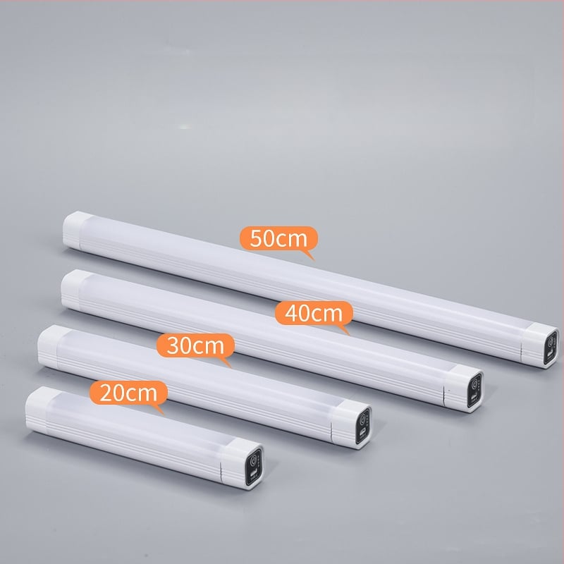 LED преносима аварийна лампа с USB зареждане, магнитно закрепване за щандове на нощни пазари