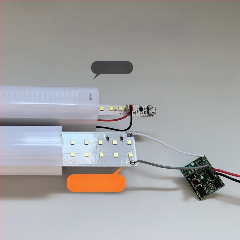 LED преносима аварийна лампа с USB зареждане, магнитно закрепване за щандове на нощни пазари