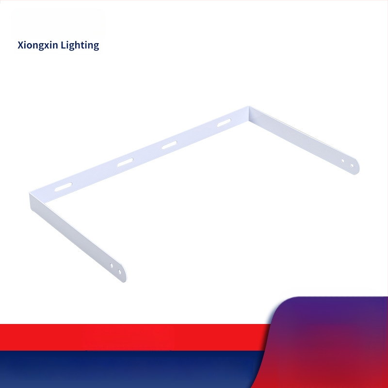 LED kültéri flood lámpa tartó, fémből készült világítási kiegészítő, U-alakú tartó fotovoltaikus panelhez és flood lámpához