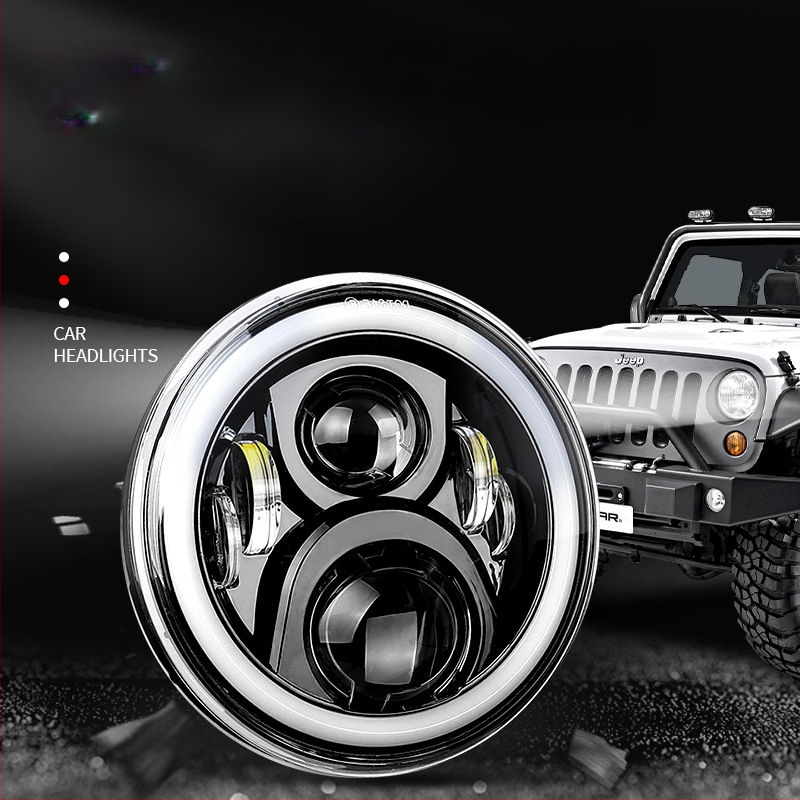7-inčni Wrangler okrugli LED far za off-road, kompatibilan s Wrangler SUV ili pickup