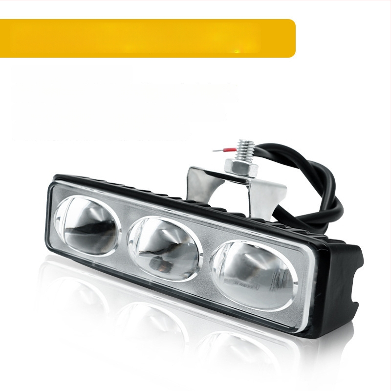 3-LED ultrajarko LED svjetlo za viljuškar, linearni tip, signaliziranje sigurnosne zone, crveno i plavo svjetlo
