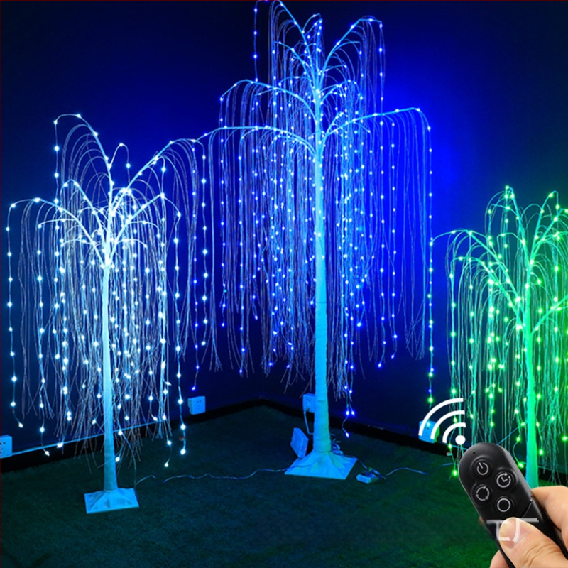RGB LED strom z meďného drôtu s diaľkovým ovládaním — dekoratívne osvetlenie pre vnútorné aj vonkajšie použitie, farebná zmena, prispôsobiteľné