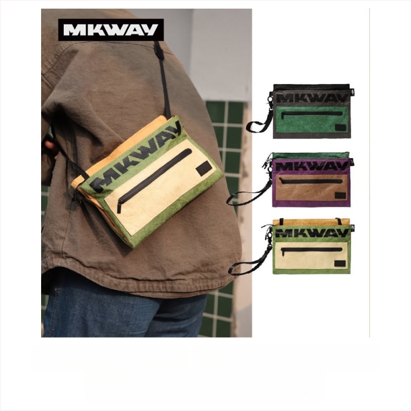 Αδιάβροχο μικρό σακίδιο crossbody για άνδρες και γυναίκες, ελαφρύ, πολυλειτουργικό messenger τσαντάκι για ποδηλασία, Dupont προσαρμογή