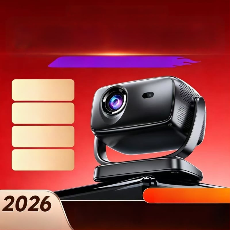 Skyworth Xiaopai 2026 új okos projektor közvetlen vetítéshez a hálószoba fehér falára, telefon képernyő tükrözése, nagy fényerő, Ultra HD