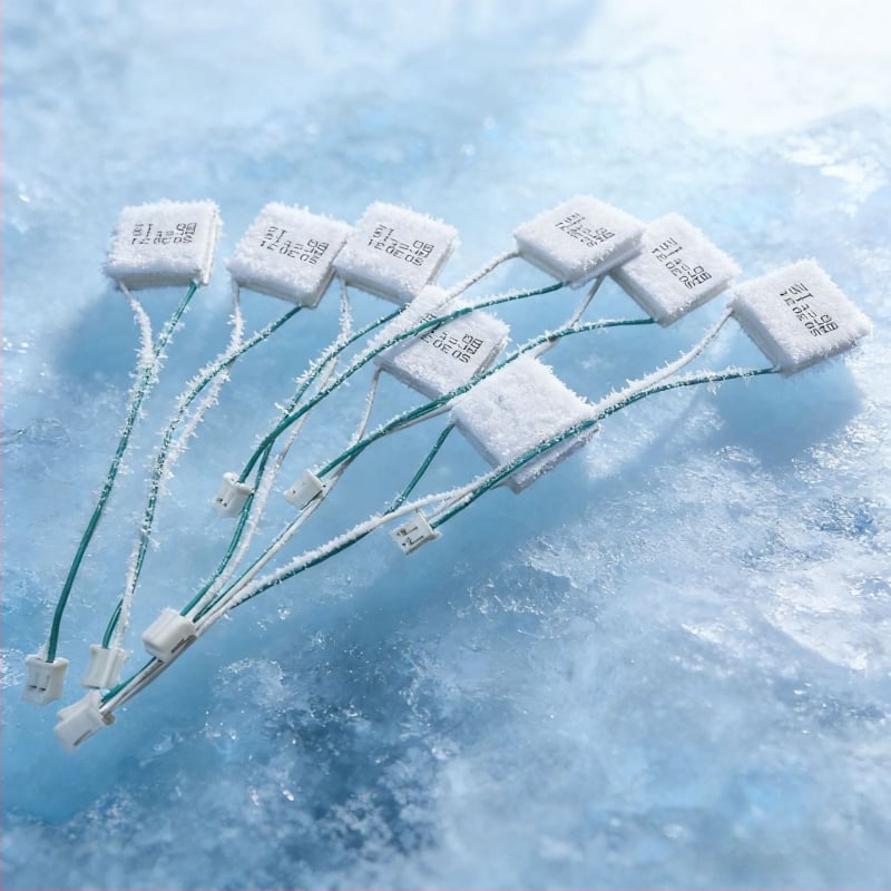 Északi-óceán TEC félvezető hűtőchip, 3V3A, 20×20 mm, ipari osztály, nagy hőmérséklet-különbség, 0 °C alatt működik