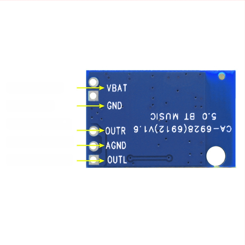 CA-6912 12V Bluetooth μοντέλο ήχου, ενισχυτική πλακέτα Bluetooth 5.0 δέκτης