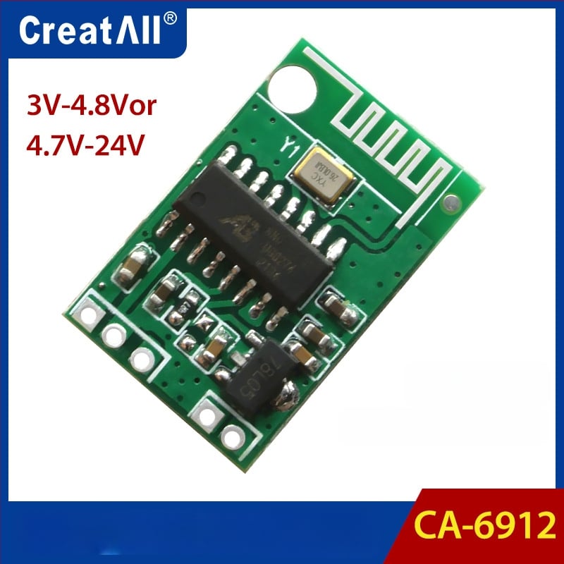 CA-6912 12V Bluetooth μοντέλο ήχου, ενισχυτική πλακέτα Bluetooth 5.0 δέκτης