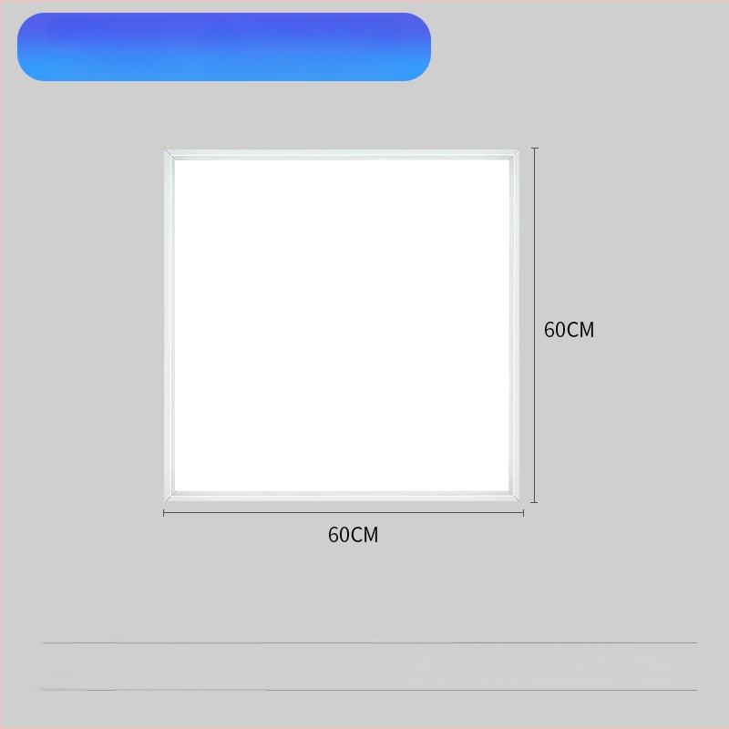 Integrált mennyezeti LED panel 600x600, 60x60 cm, 28 LED, IP44, vas ház, 220V, 3000/4000/6000K, 60W