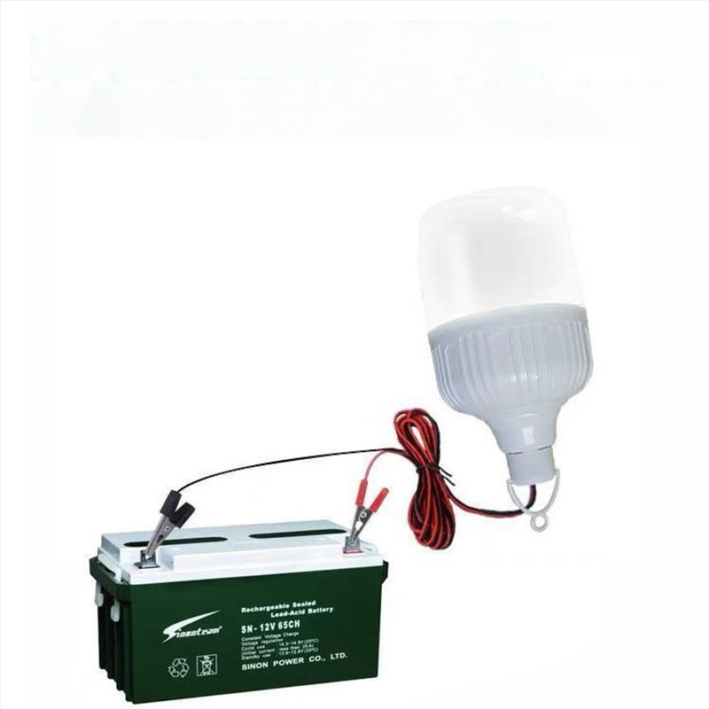 Λάμπα 12V DC για νυχτερινές αγορές και υπαίθριους πάγκους, με κλιπ καλωδίου
