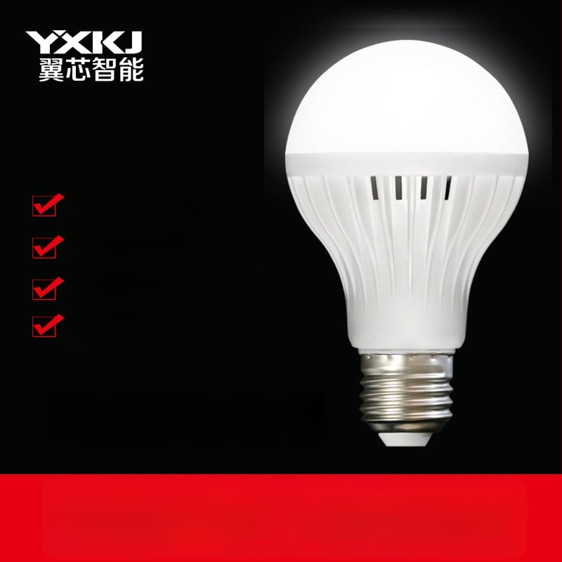 LED λαμπτήρας με βάση E27, 220V, εξοικονόμηση ενέργειας, συνεχές ρεύμα, για οικιακή χρήση, διαχείριση ακινήτων, διαδρόμους και αίθουσες