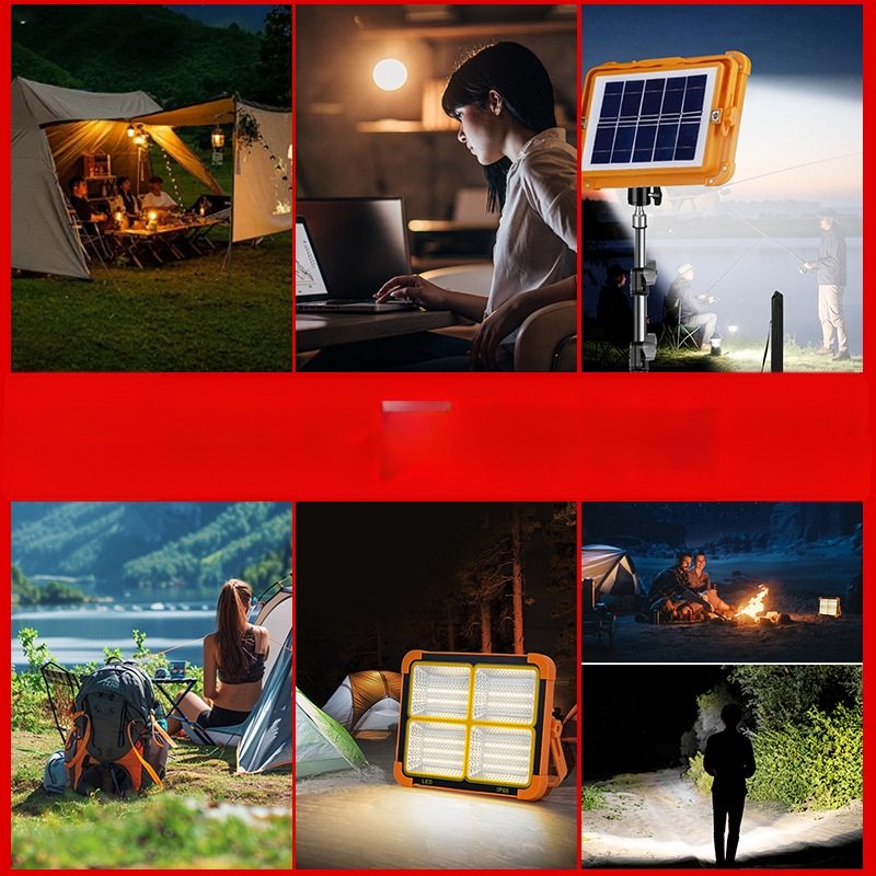Lampă solară de urgență pentru exterior, lanternă USB reîncărcabilă pentru cort, lanternă de camping, LED multifuncțional