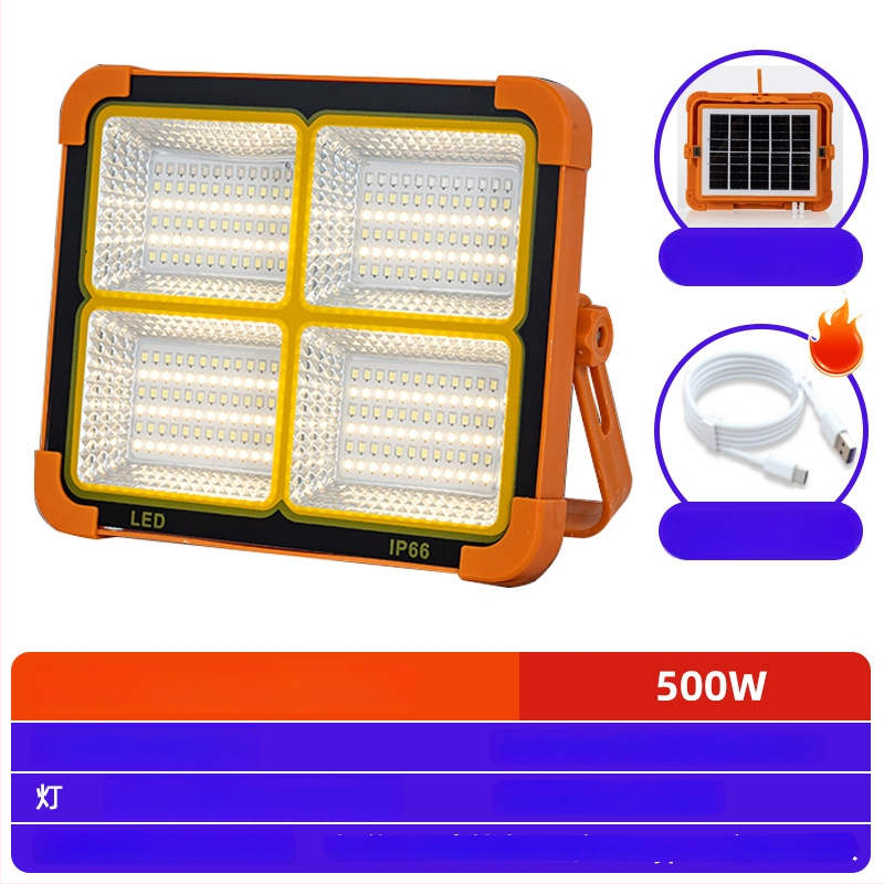 Lampă solară de urgență pentru exterior, lanternă USB reîncărcabilă pentru cort, lanternă de camping, LED multifuncțional