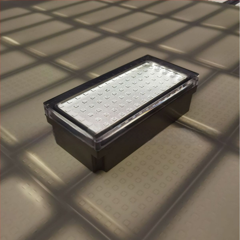 Ηλιακές πλάκες δαπέδου 200x100 mm LED φωτιστικό ενδοδάπεδο για αυλή με γκαζόν