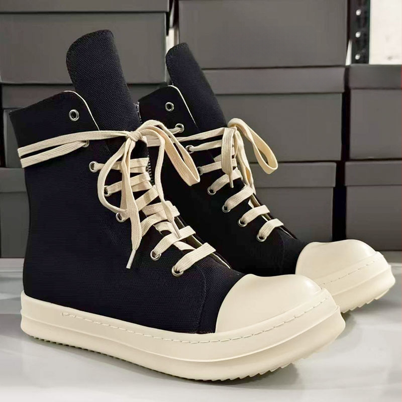 Unisex καμβά sneakers με φερμουάρ, κλασικό στυλ για άνοιξη-φθινόπωρο, με φαρδιά σόλα